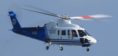 FAA S76 Helicopter (N38) {Former Flight Test Platform}